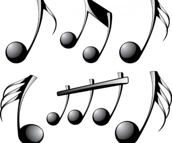 336x280 Musical Notes Vector Illustration