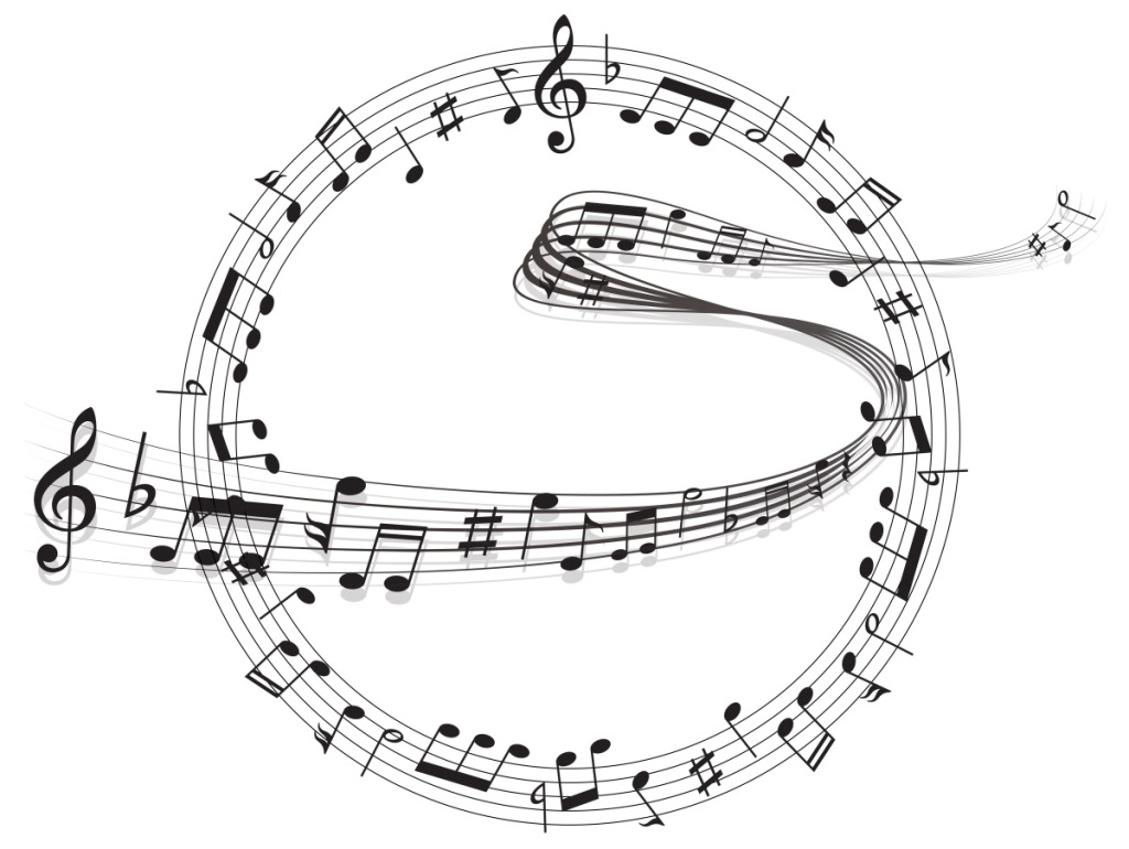 1024x770 Set Of Beautiful Music Notes Vector Free Download Ai Files