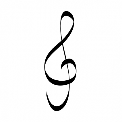 425x425 Treble Clef Music Note Vector Free Vector Download In .ai, .eps