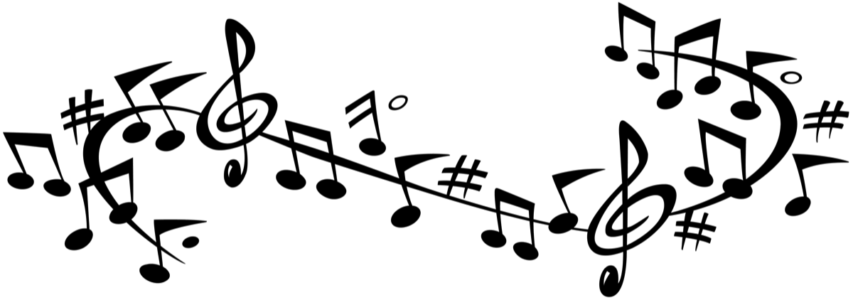 1200x422 Collection Of Free Music Vector Swirl. Download On Ubisafe