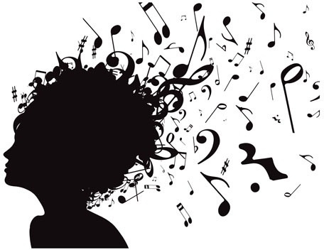 456x352 White Music Notes Transparent Background