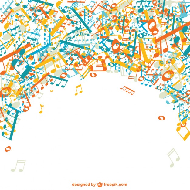 626x626 Music Vector Free Template Background Vector Free Vector
