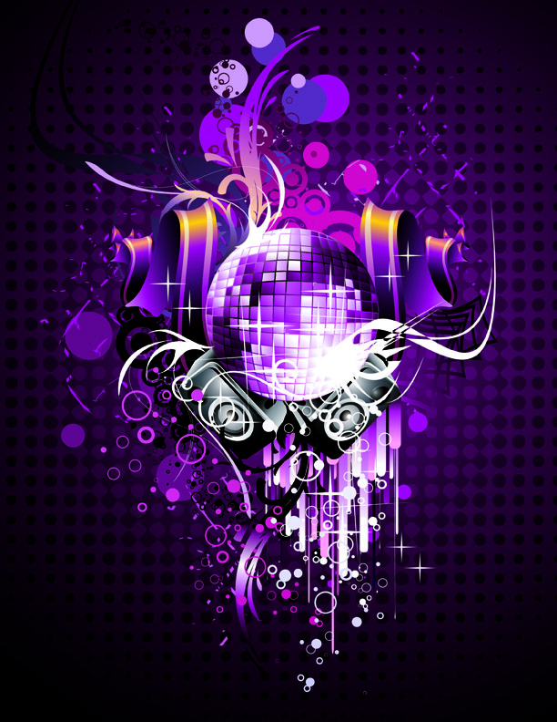 612x792 5 Current Music Vector Free Vector 4vector
