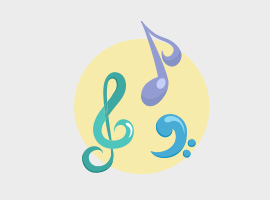 270x200 Free Music Vector Graphics