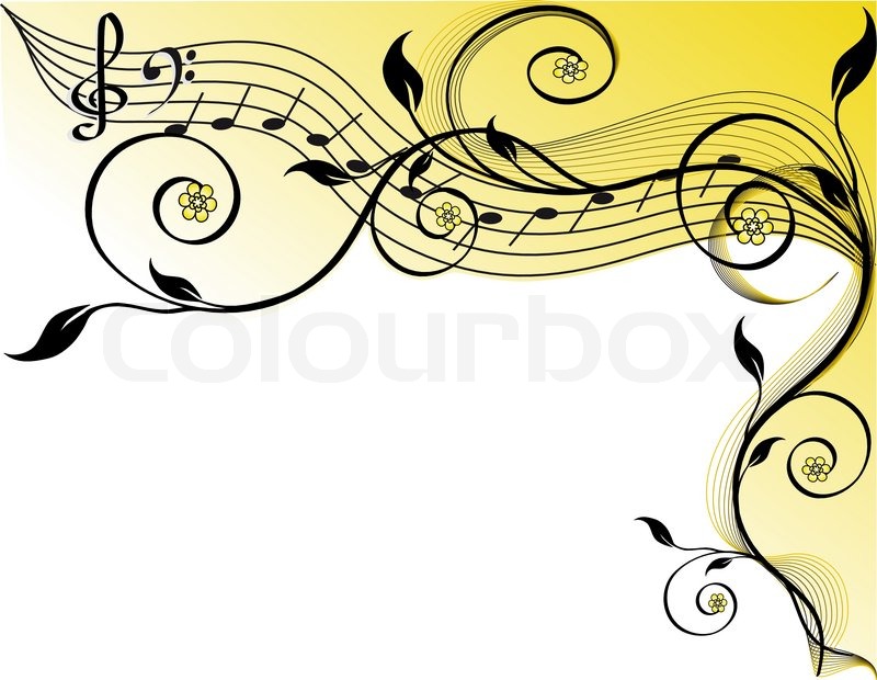 800x620 Music Theme. Vector Illustration Stock Vector Colourbox