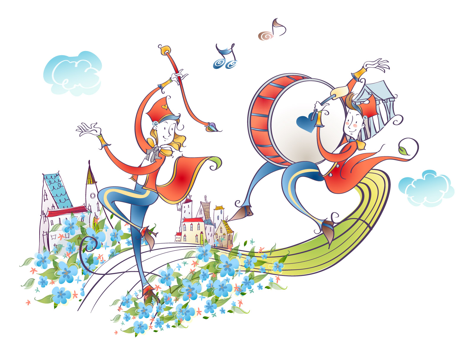 1600x1200 The First Series Of Cartoon Music Vector 241