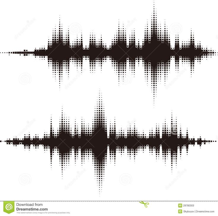 736x729 Sound Wave Vector Graphic Music Square Waveform Background Blue