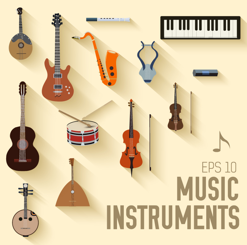 800x794 Music Instruments Vector Free Vector Graphic Download