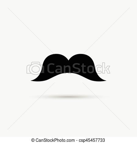 450x470 Mustache Vector On White Background Vectors