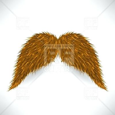 400x400 Mustache Clip Art Free Download Brown Hairy Mustache Download