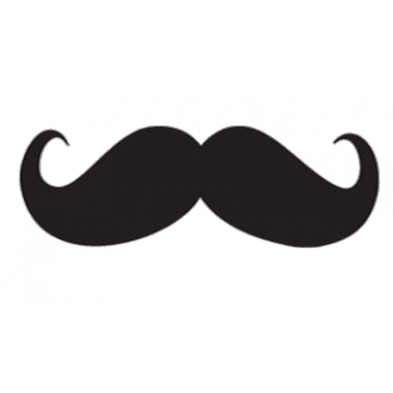 360x360 Collection Of Free Mustache Vector Illustrator. Download On Ubisafe