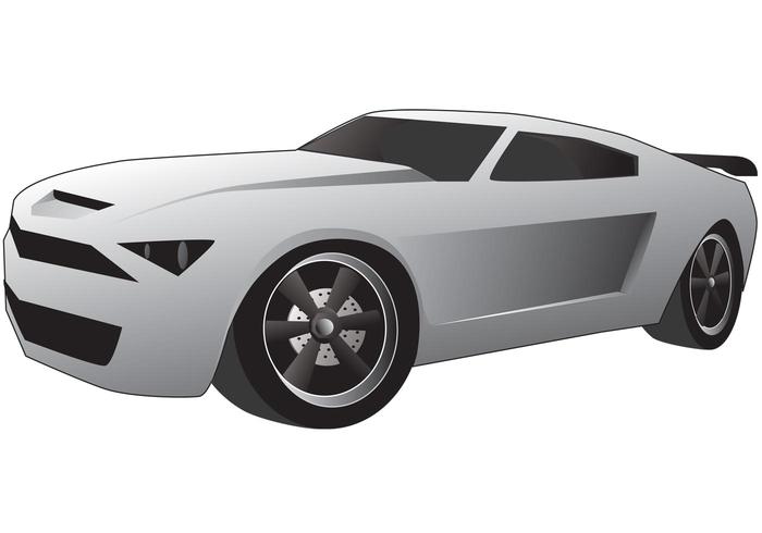 700x490 Car Vector Mustang 2013 Concept Free Vector Art