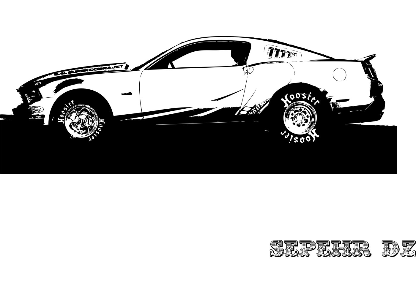 1400x980 Free Mustang Av X10 Vector