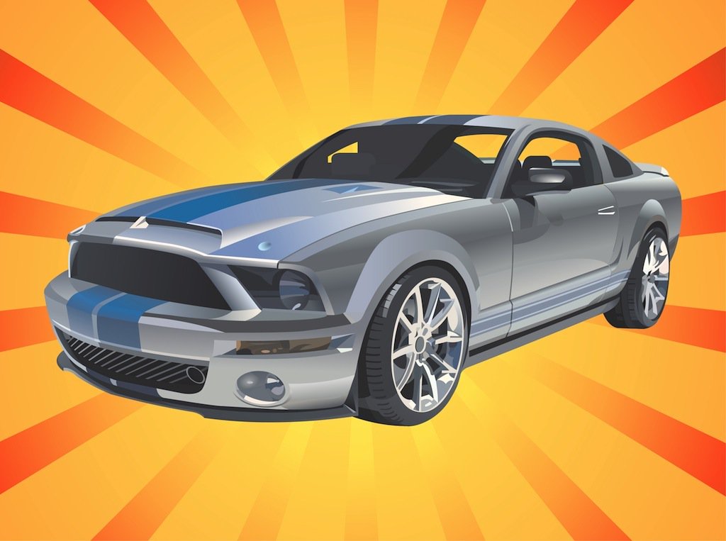1024x763 Mustang Vector Art Amp Graphics