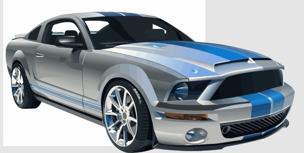 600x302 Vector Mustang Free Vector In Adobe Illustrator Ai ( .ai ) Vector
