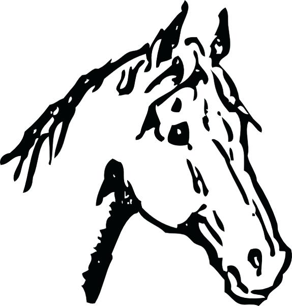 574x600 Free Horse Images Clip Art Horse Head Clip Art Free Vector In Open