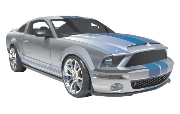 600x380 Vector Mustang