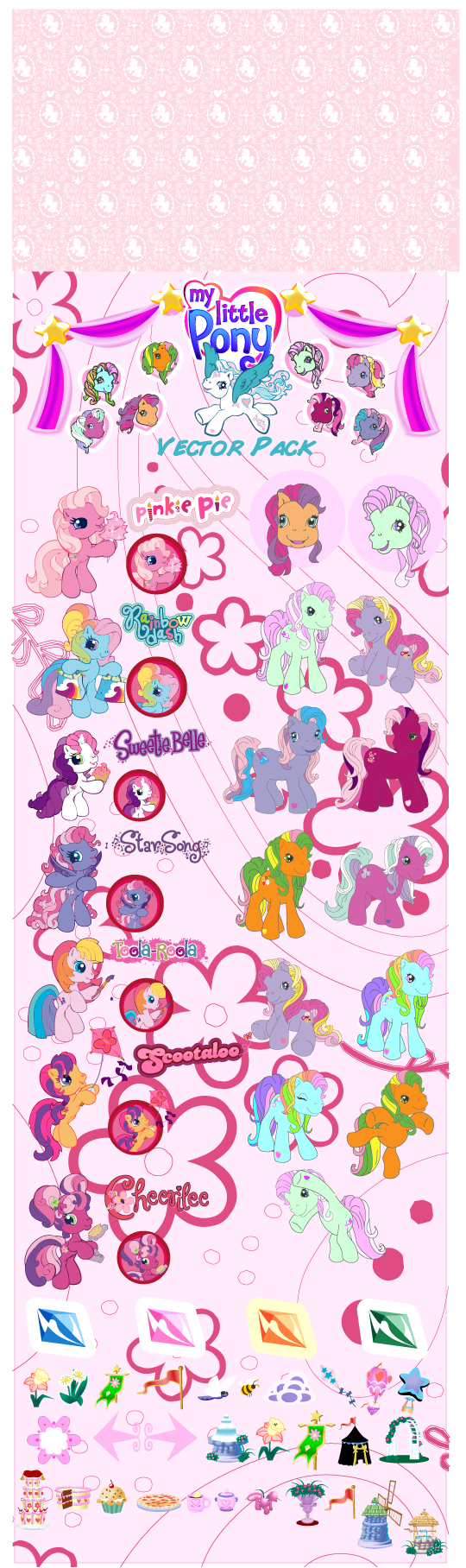 540x1816 My Little Pony Cartoon Clip Art Free Vector 4vector