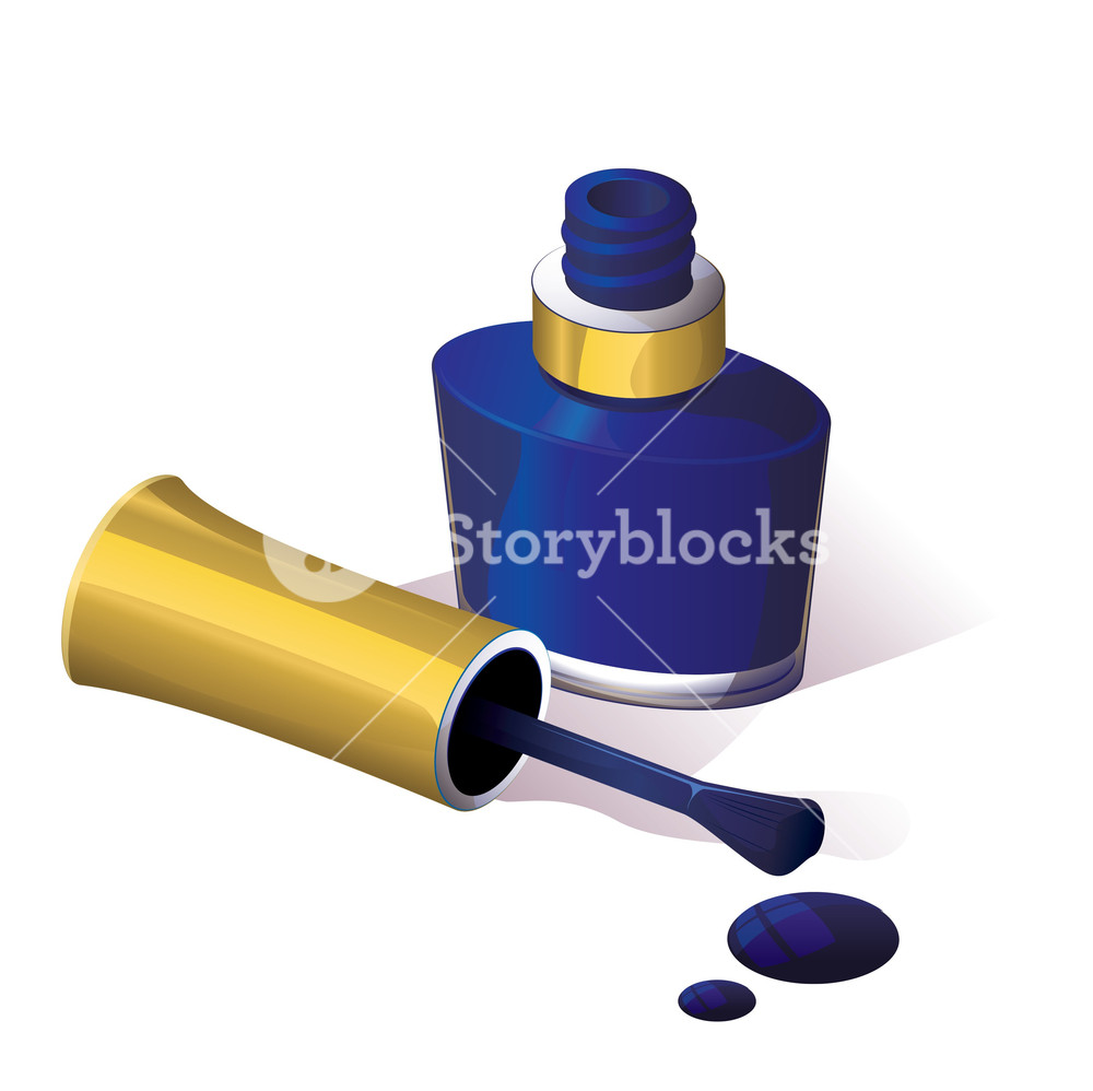 1000x998 Nail Polish. Vector. Royalty Free Stock Image