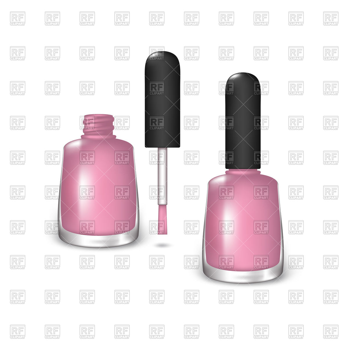 1200x1200 Pink Nail Polish Vector Image Vector Artwork Of Objects