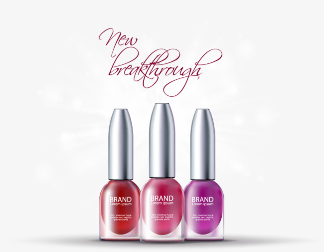 650x505 Vector Hand Painted Color Nail Polish, Vector Diagram, Hand, Nail