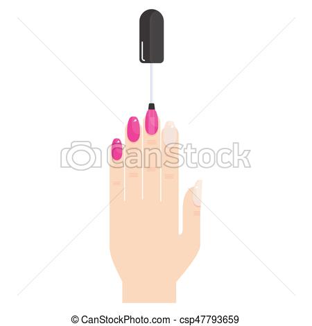 450x470 Manicured Hands Nail. Elegant Wellgroomed Female Hands And Nails