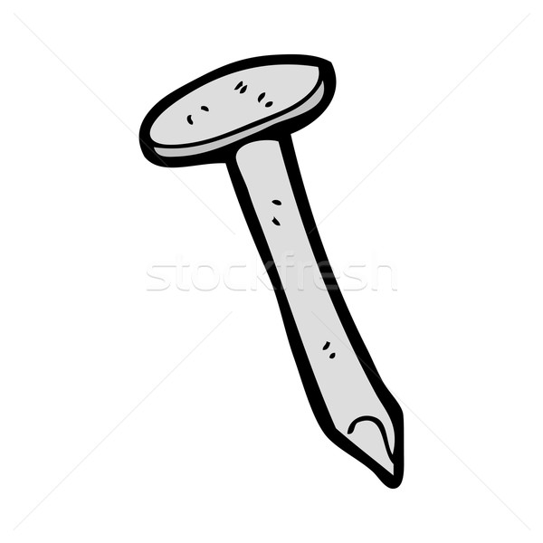 600x600 Cartoon Nail Vector Illustration Lineartestpilot ( 4850157