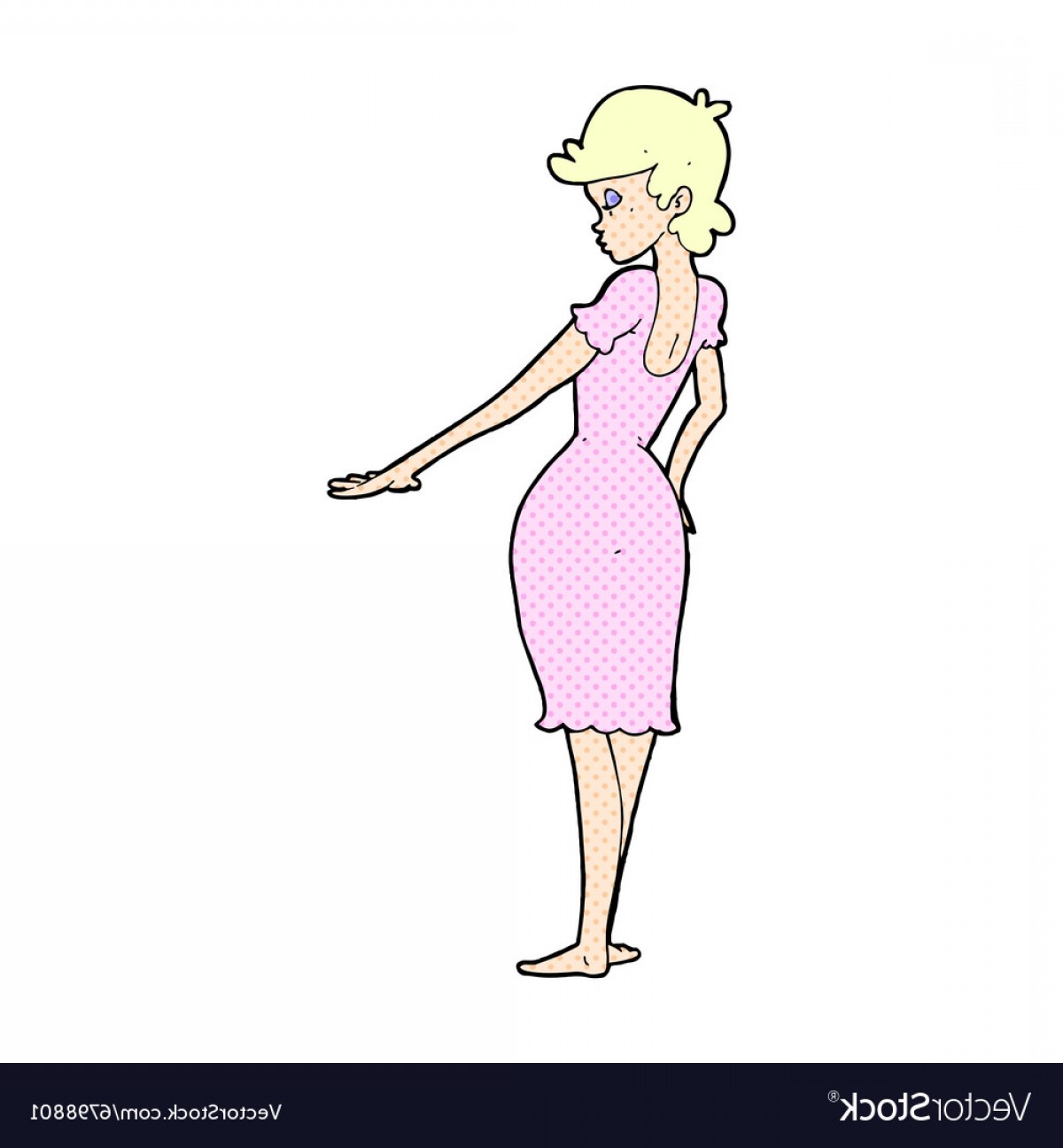 1200x1296 Comic Cartoon Pretty Woman Looking At Nails Vector Arenawp