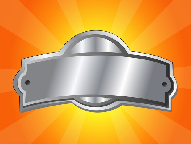 646x487 Free Download Of Metal Plate Vector Vector Graphic