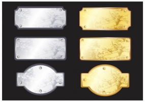 285x200 Gold Name Plate Free Vector Graphic Art Free Download (Found 4,081