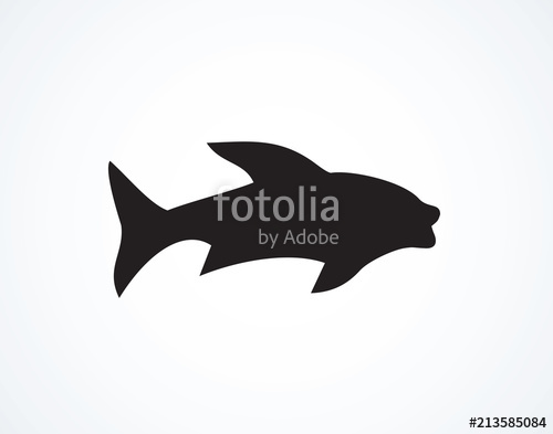 500x393 Narwhal. Vector Drfish. Vector Drawingawing Stock Image And