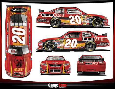 470x363 Nascar Car Vector