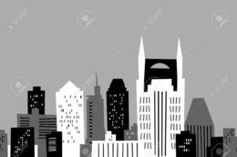 260x173 Download Nashville Skyline Vector Clipart Nashville Silhouette
