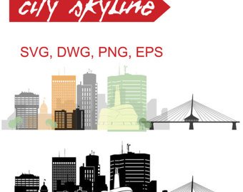 340x270 Nashville Vector Skyline Nashville Svg Silhouette Svg Dxf Etsy