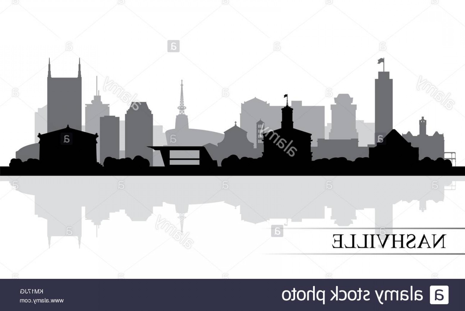 1560x1044 Stock Photo Nashville City Skyline Silhouette Background Vector