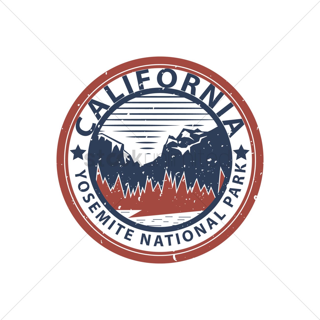 1300x1300 Yosemite National Park Vector Image