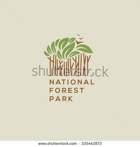 450x470 Stock Vector Forest National Park Logo Outdoor Activity Camping