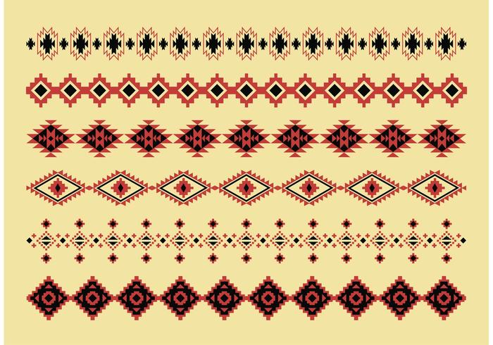 700x490 Native American Pattern Vectors