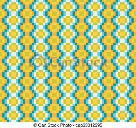 450x425 Colourful Ethnic Ornamental Patterns Mexican, Seamless Vector