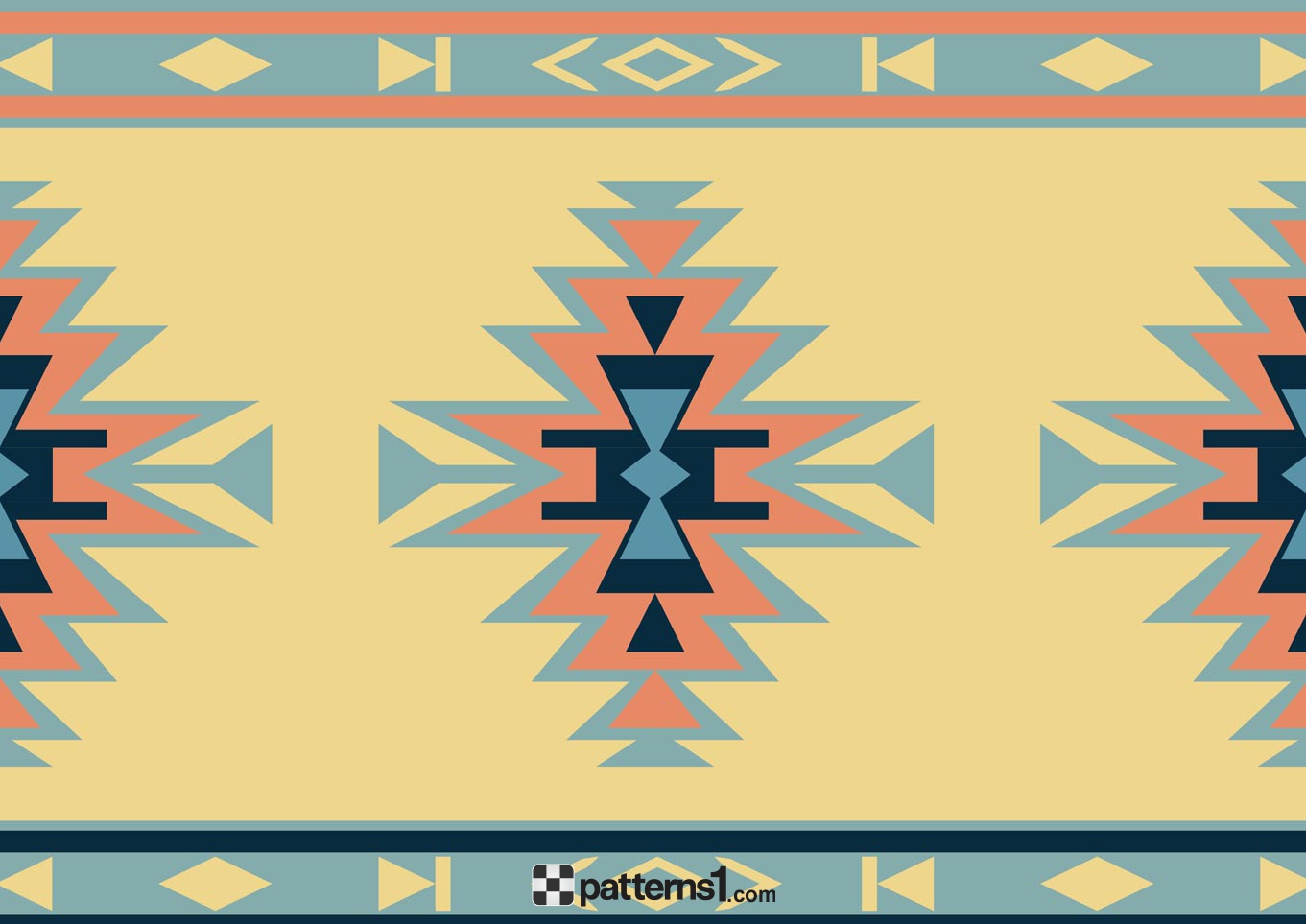 1361x963 Old Native American Pattern Design Vector Pattern Design By