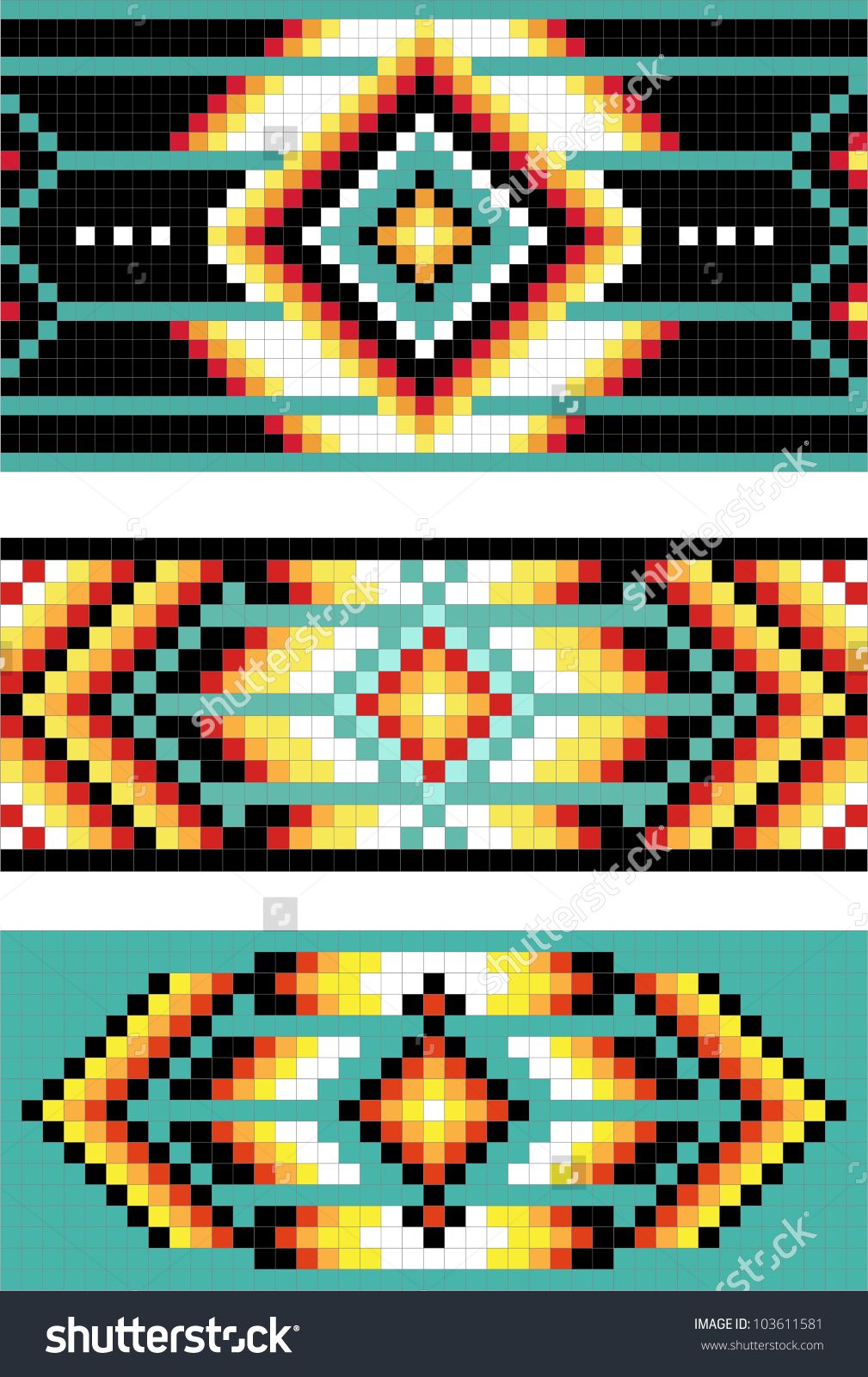1009x1600 Traditional (Native) American Indian Pattern, Vector Ornament