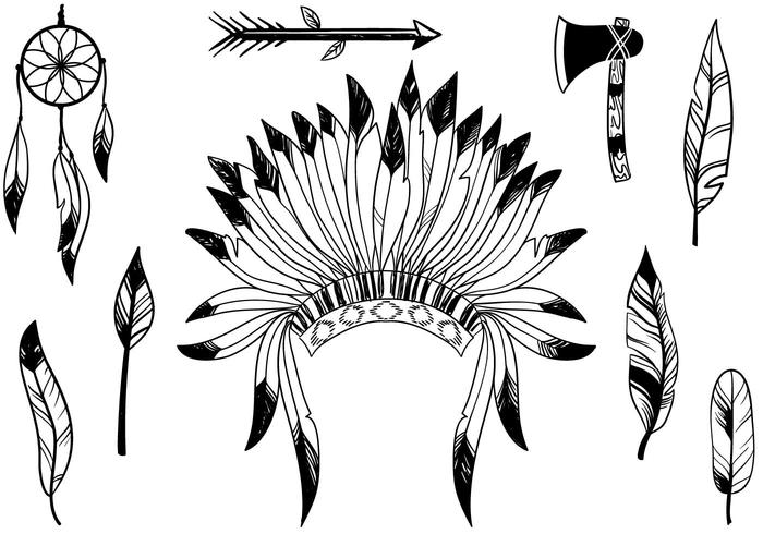 700x490 Native American Free Vector Art