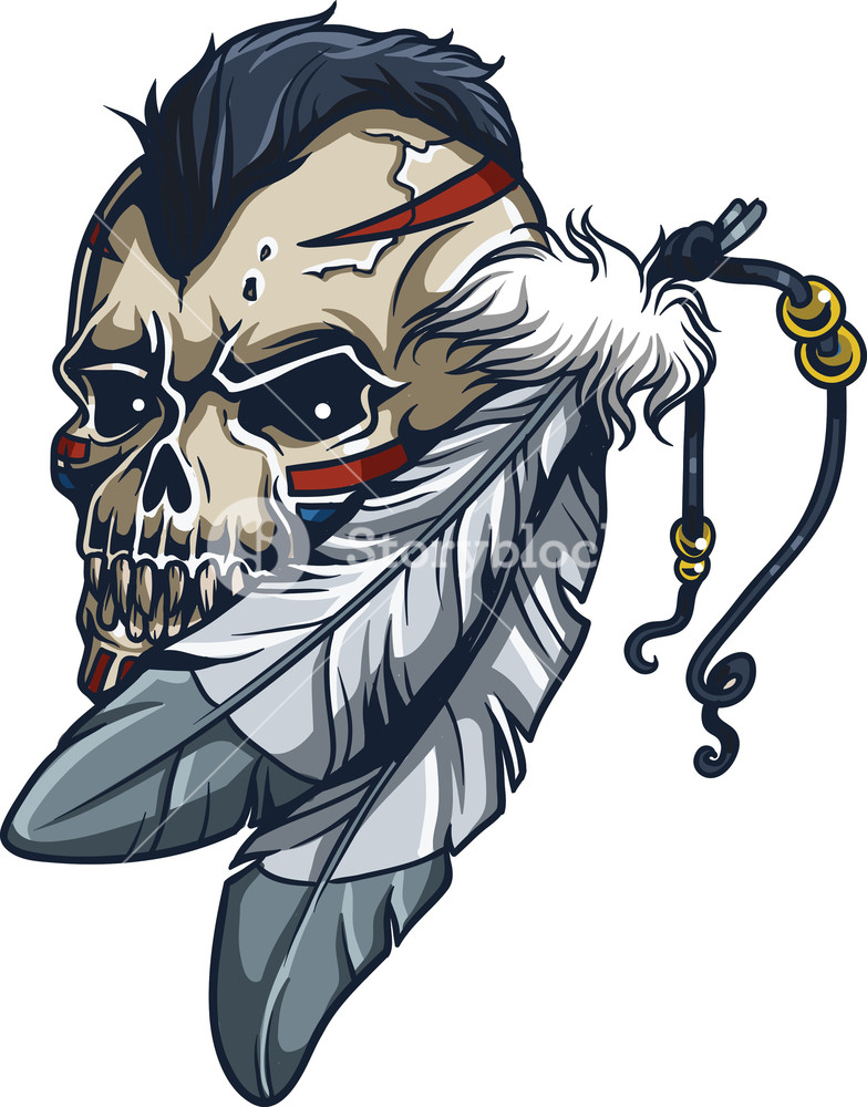 783x1000 Native American Vector Element Royalty Free Stock Image