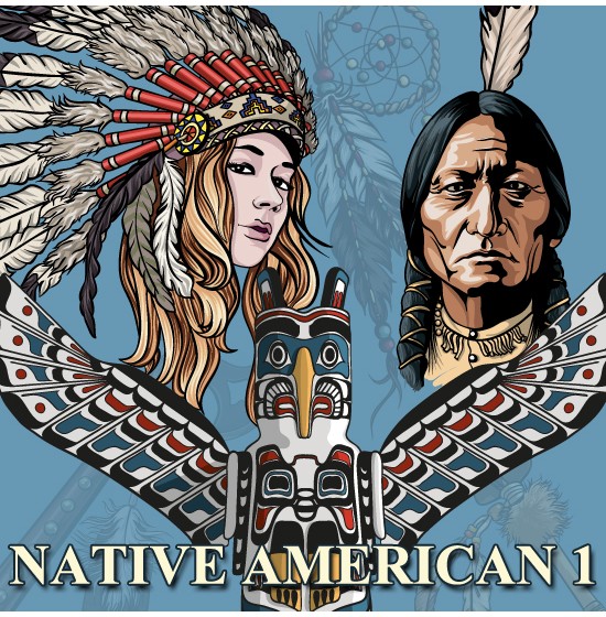 550x560 Native American Vectors