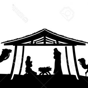 300x300 Vector Clip Art Nativity Scene Wallpaper Sohadacouri