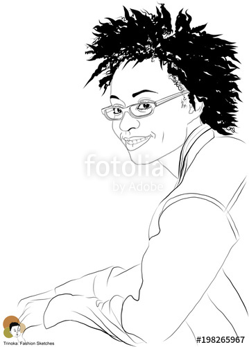 359x500 African American Woman With Natural Hair Stock Image And Royalty