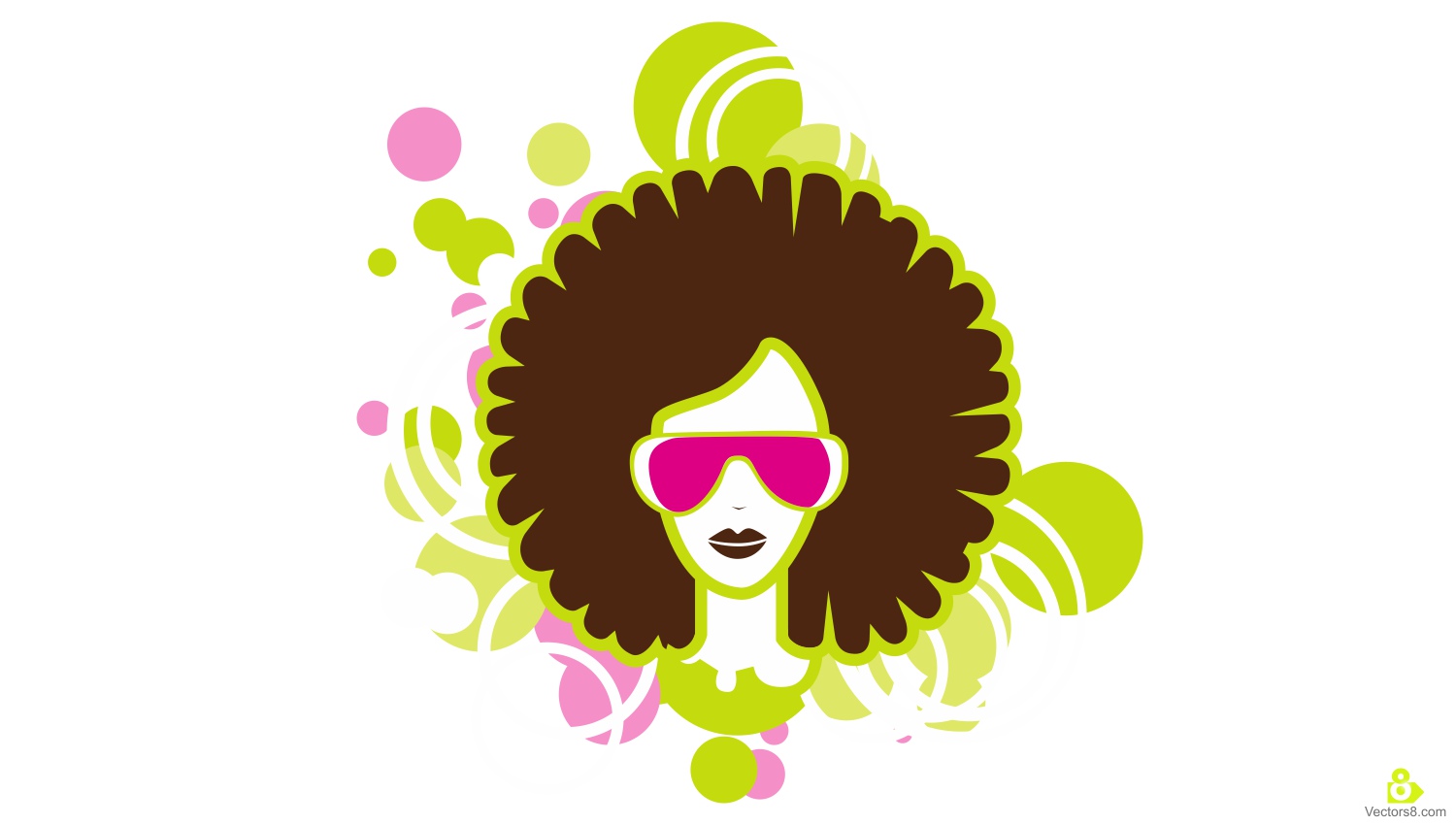 1500x850 Afro Woman With Natural Hair Free Vector Amp Clipart Design