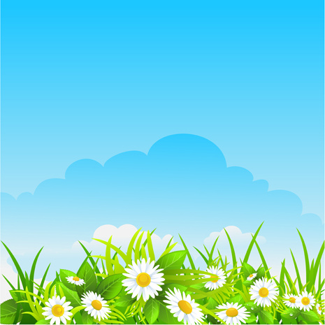 465x465 Blue Sky With Nature Vector Background Vector Free Vector In