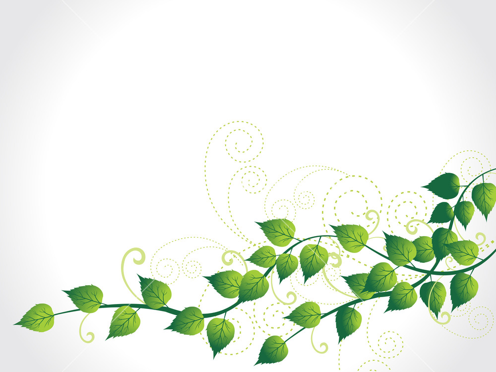1000x750 Vector Green Nature Background Royalty Free Stock Image