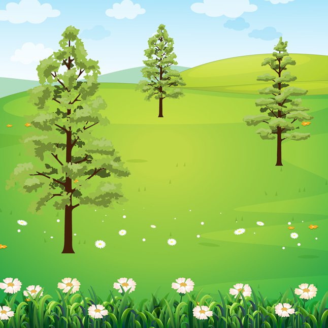 646x646 Nature Wallpaper Vector Vector Art Amp Graphics